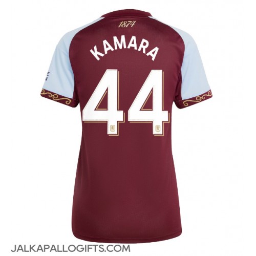 Aston Villa Boubacar Kamara #44 Kotipaita Naiset 2025-26 Lyhythihainen